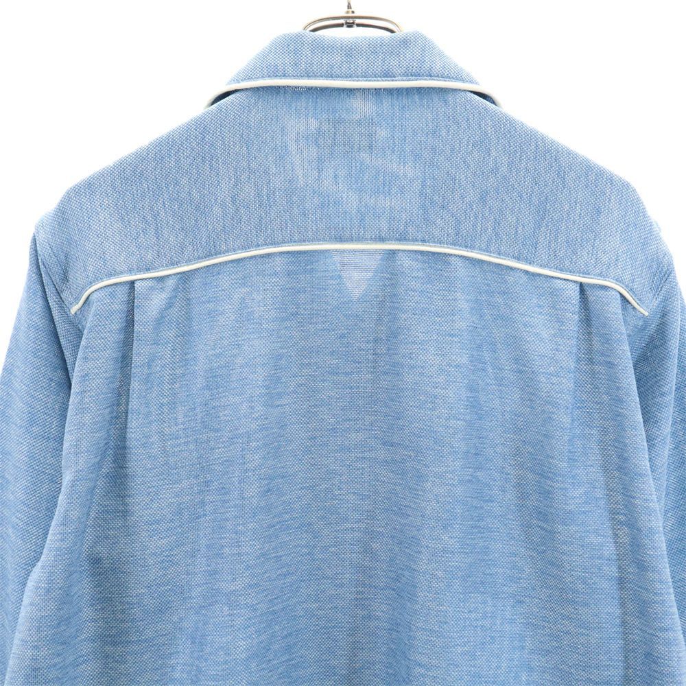 未使用 アンドファミリーズ 日本製 長袖 オリエンタルメッシュ シャツ