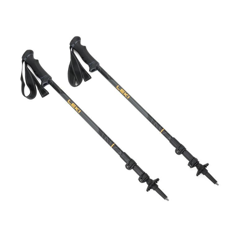 レキ ジャーニーライト トレッキングポール ペア ダークアンスラサイト LEKI JOURNEY LITE アウトドア キャンプ 登山 ポール 折り畳み 軽量 ストック