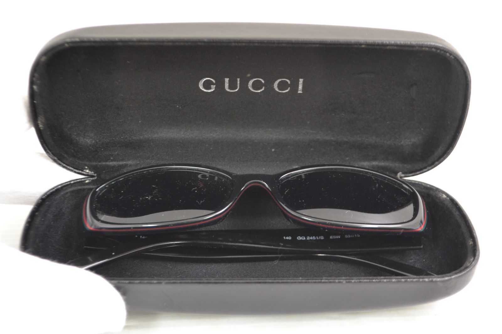 ＧＵＣＣＩ グッチ サングラス ＧＧ2451/Ｓ Ｅ5Ｗ 専用ケース付き