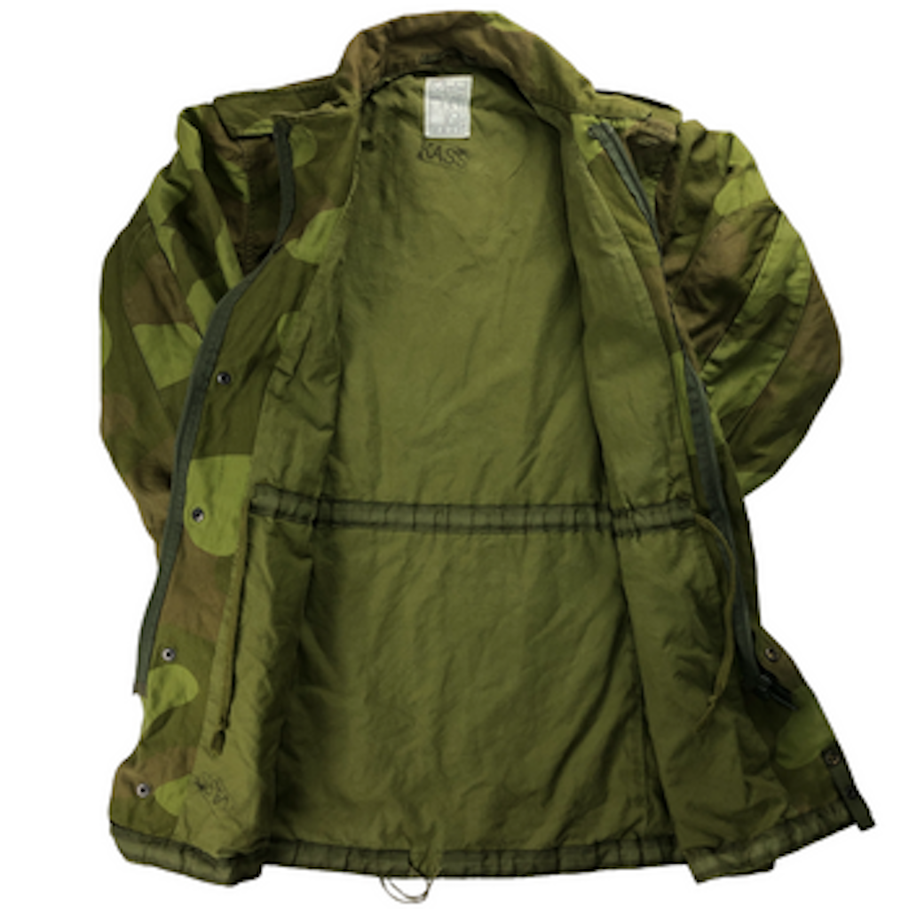スウェーデン軍 フィールドジャケット ミリタリージャケット VINTAGE　迷彩