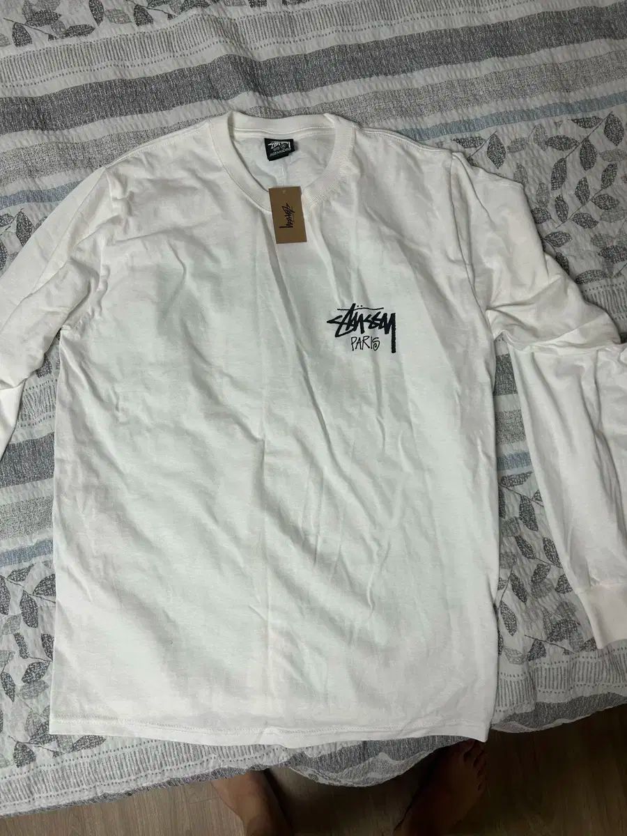 STUSSY ステューシー パリ ストック 長袖 ロングスリーブ M