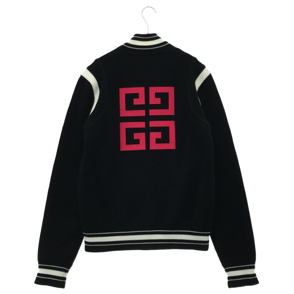 GIVENCHY (ジバンシィ) 19SS Knit Bomber 4Gロゴ ウールニットボンバー ...