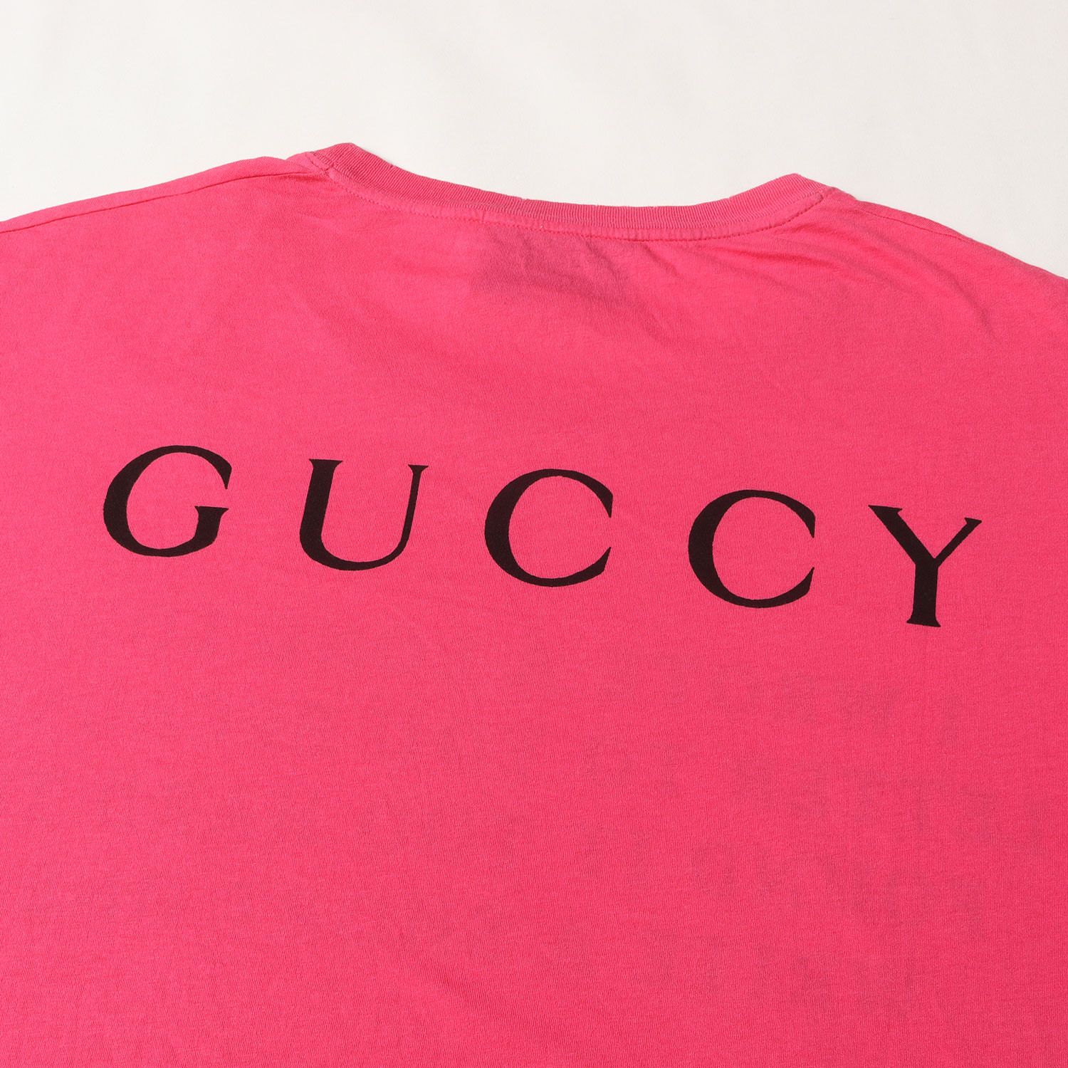 GUCCI グッチ Tシャツ サイズ:XL / ダメージ加工 ラブレタープリント T 