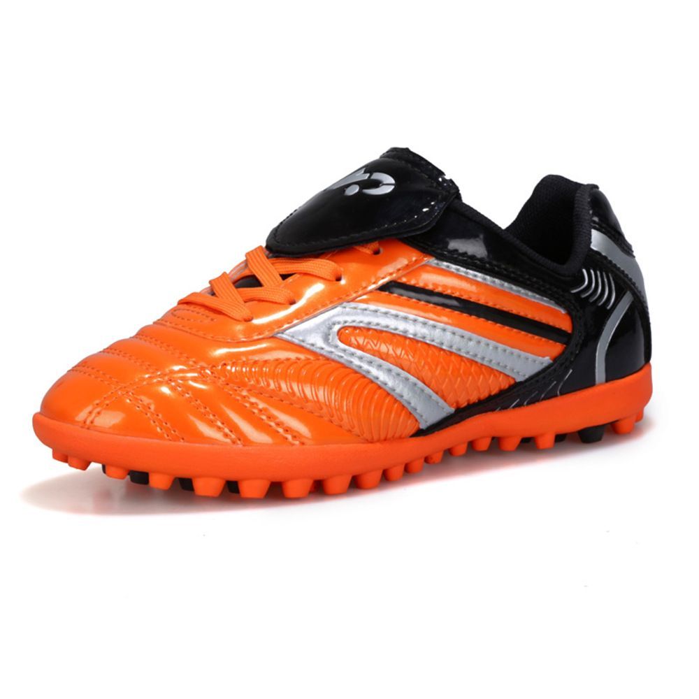 Aタイプ×オレンジ  37(23.5cm)  サッカーシューズ 子供 pmyfootshoes07 サッカーシューズ キッズ サッカー スパイク 紐 サッカースパイク トレシュー トレーニングシューズ 練習用 スパイクシューズ