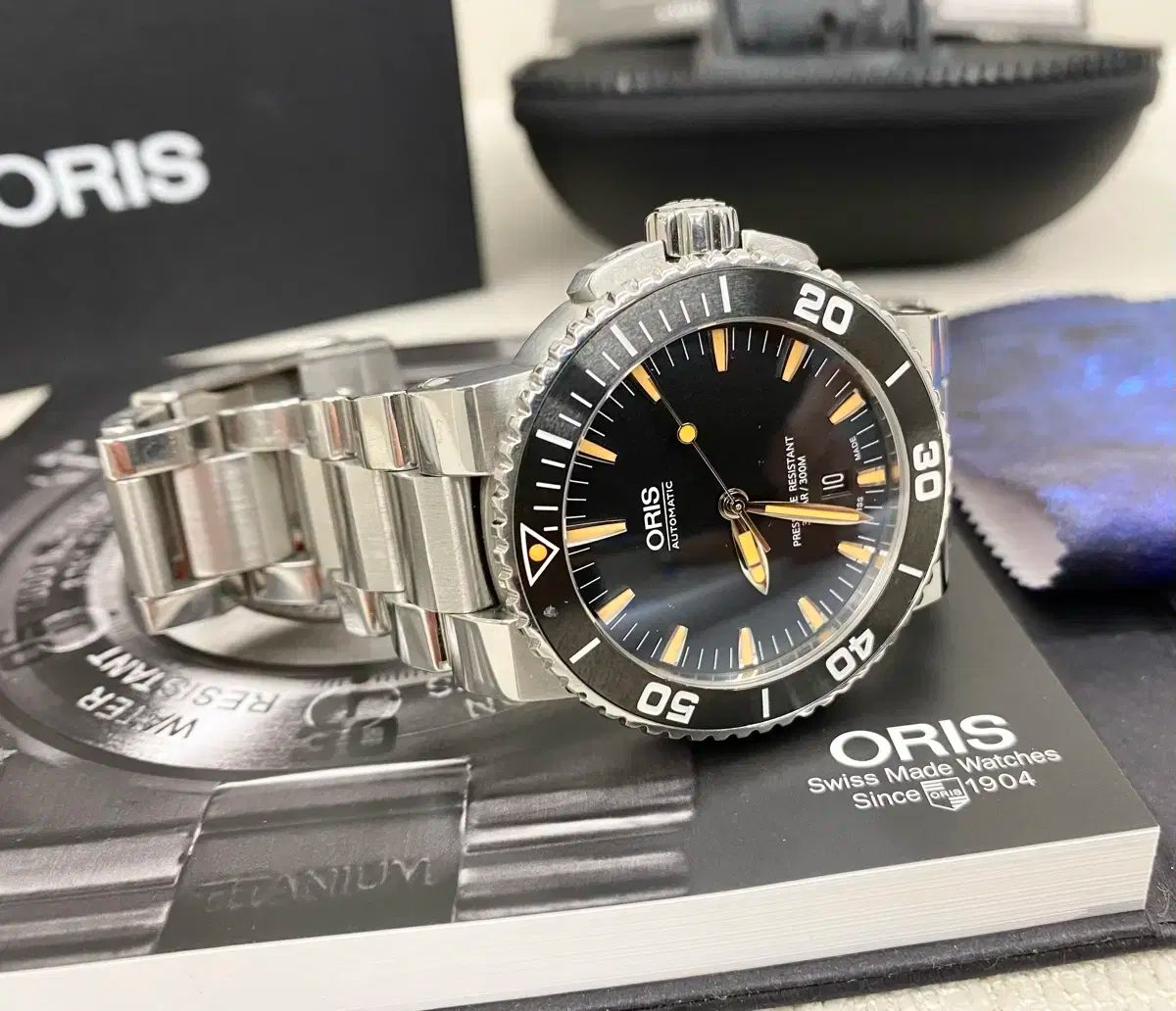 ORIS オリス アクアクロス 43mm オートマティック メンズ スチール
