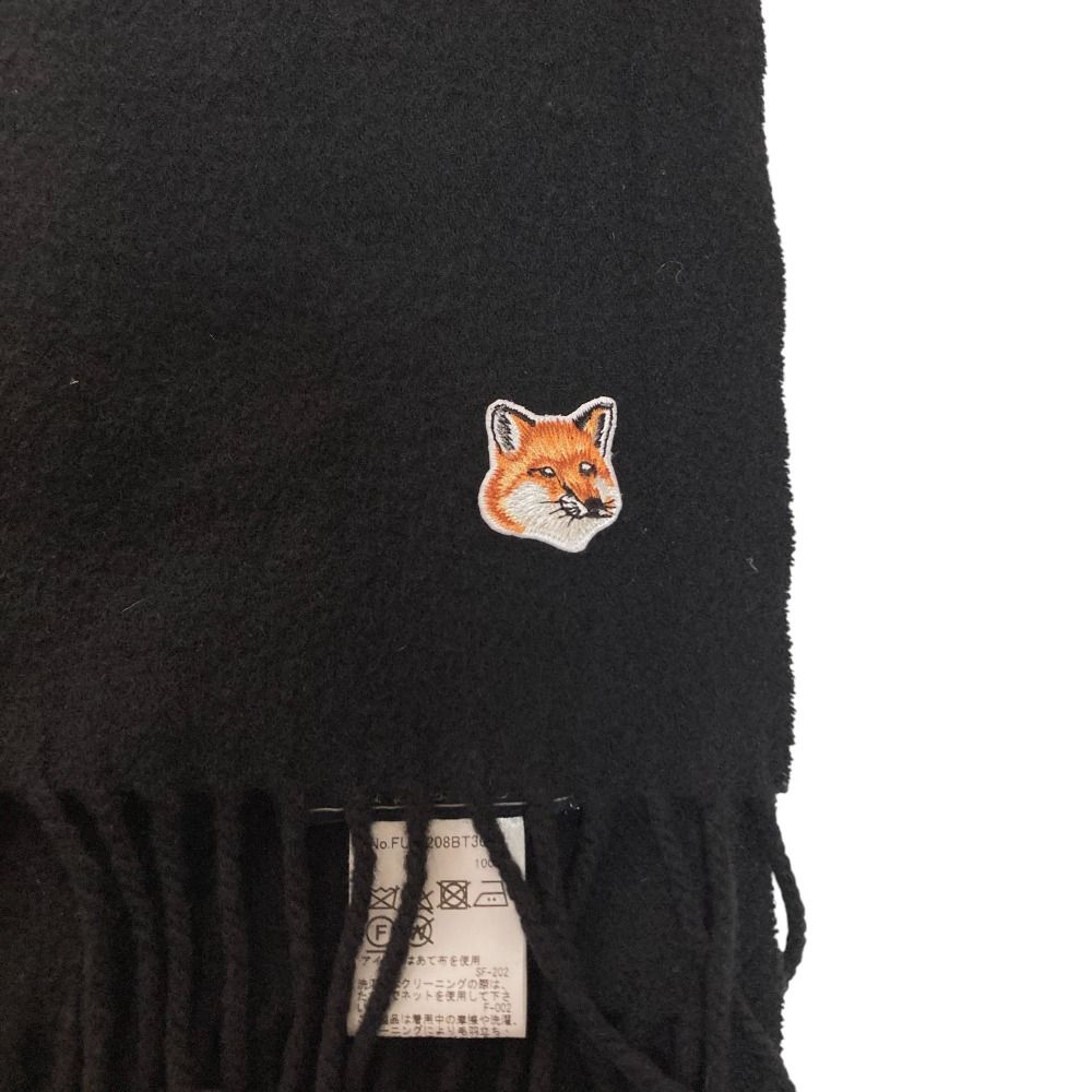 MAISON KITSUNE メゾンキツネ マフラー FOX HEAD PATCH SCARF