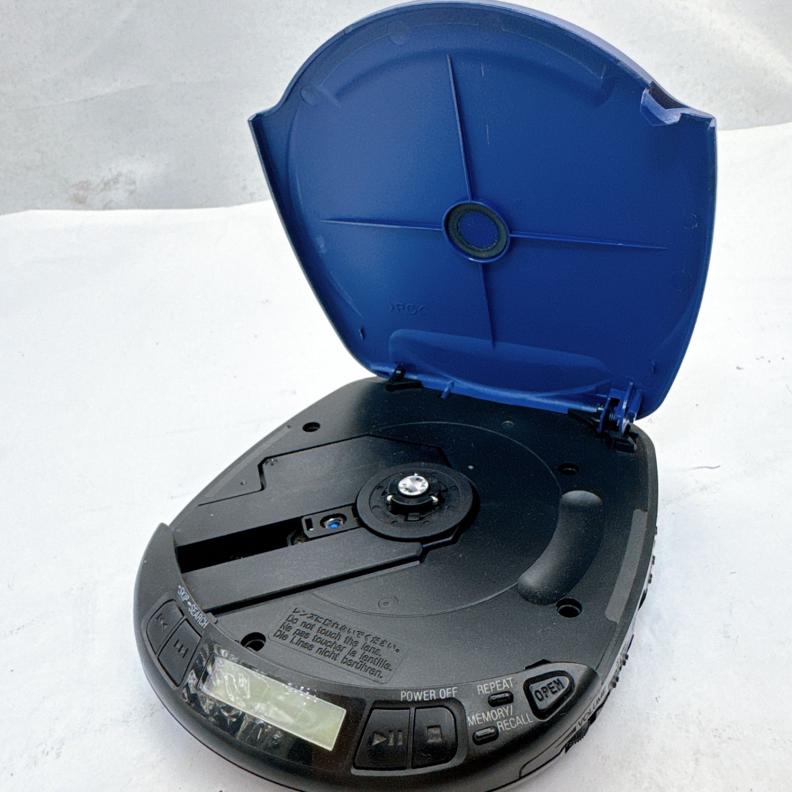 Sony Panasonic ポータブルプレーヤーセット Panasonic パナソニック 携帯CDプレーヤー SL-S130 青×黒 X-DSSP