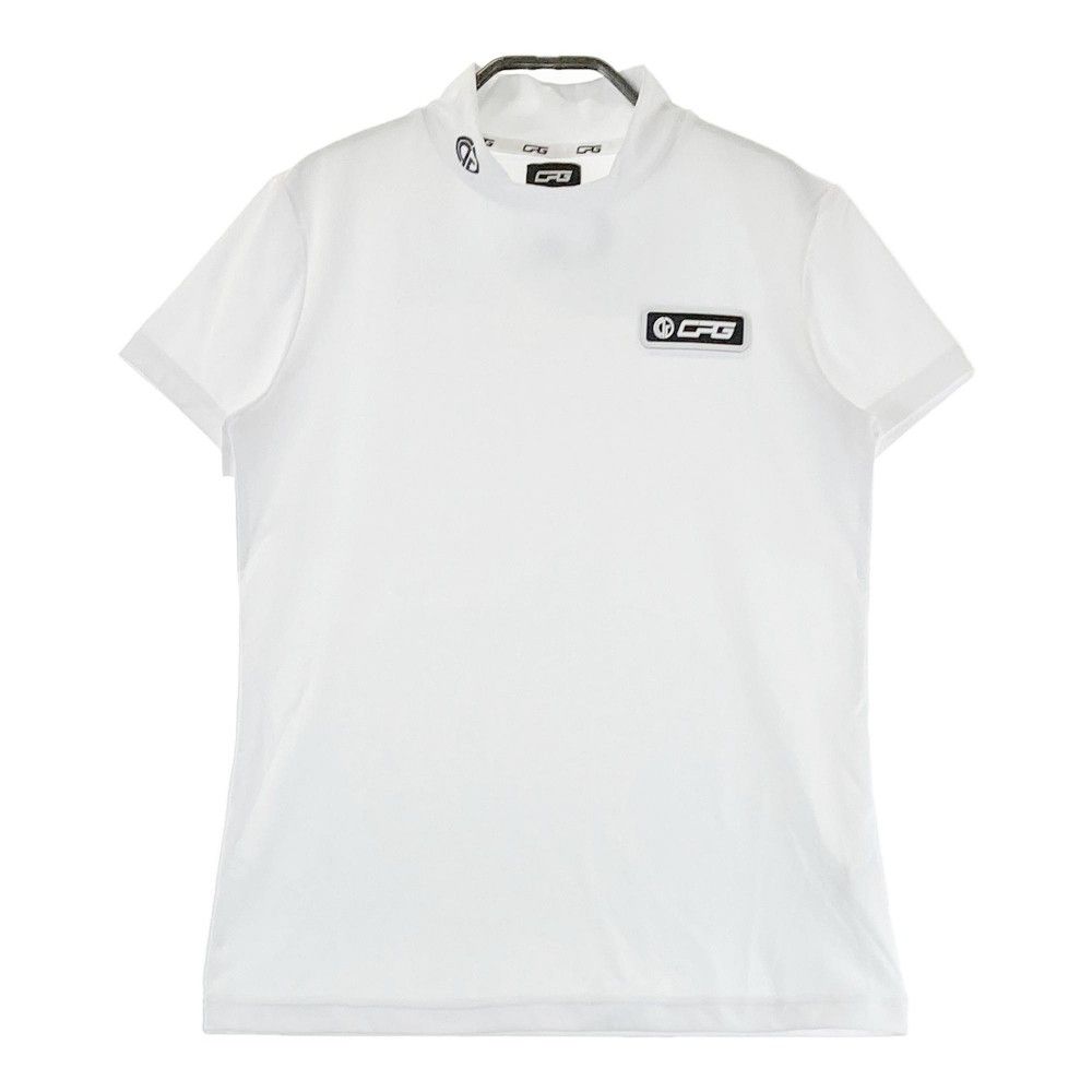 サイズ：2 CPG GOLF シーピージーゴルフ  モックネック 半袖Tシャツ  ホワイト系 [240101322297]# ゴルフウェア レディース ストスト