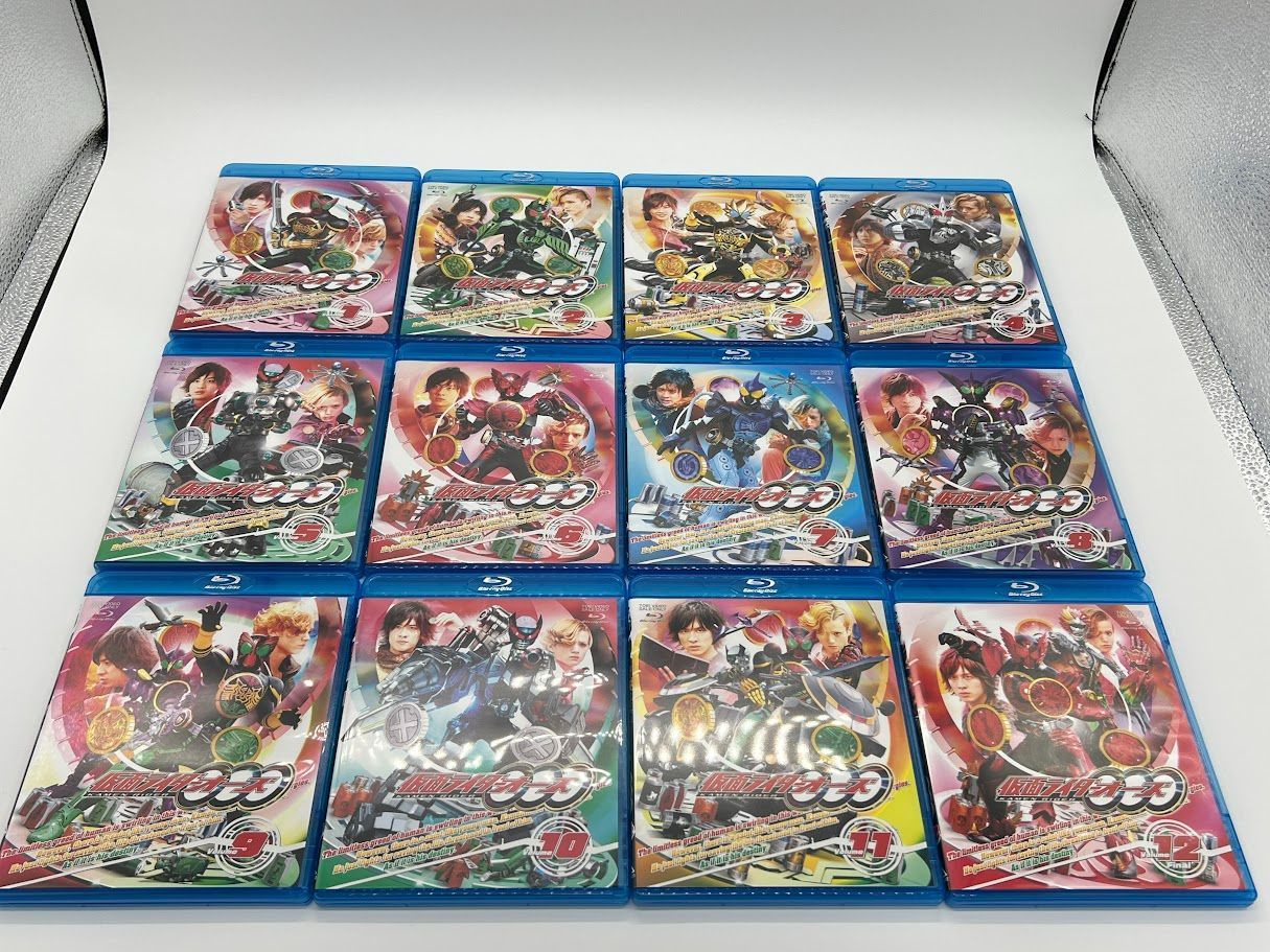 仮面ライダーオーズ Blu-ray 全巻セット 12巻 おまけ 収納BOX付き 全3巻
