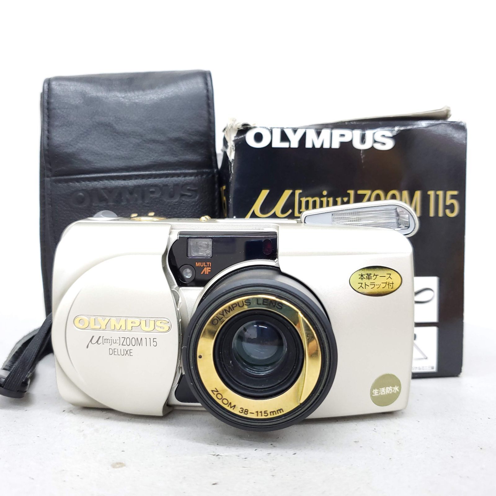 動作 済 Olympus μ mju ZOOM115 DELUXE F0627-171-10-10v