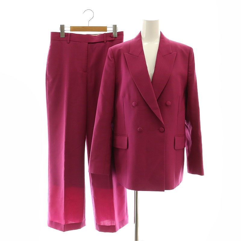 Paul Smith パンツスーツ上下 ポールスミス PAUL SMITH セットアップ 上下 ウール モヘヤ スーツ