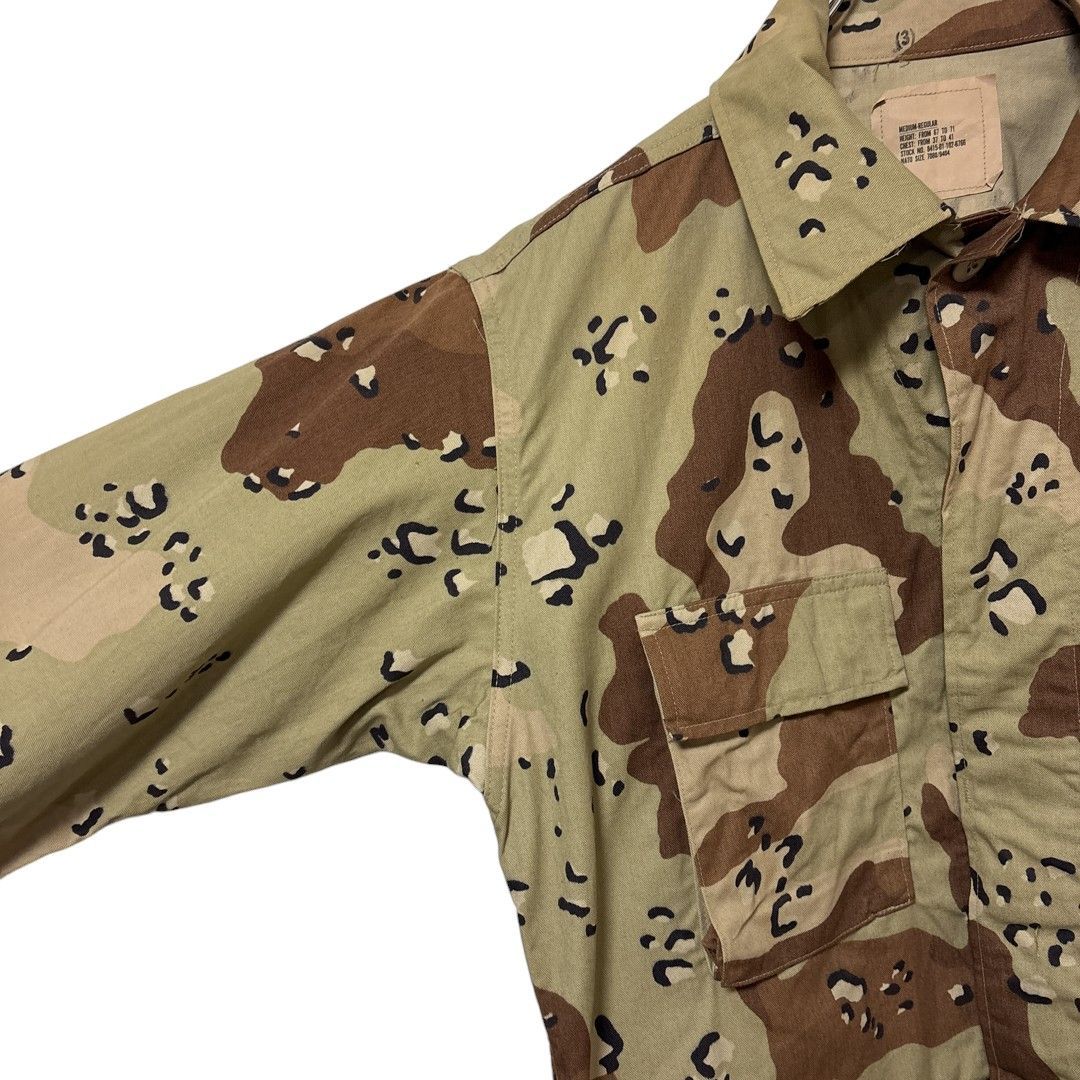 90s USMC デザートカモ BDUジャケット チョコチップ 米軍実物 80s 米軍