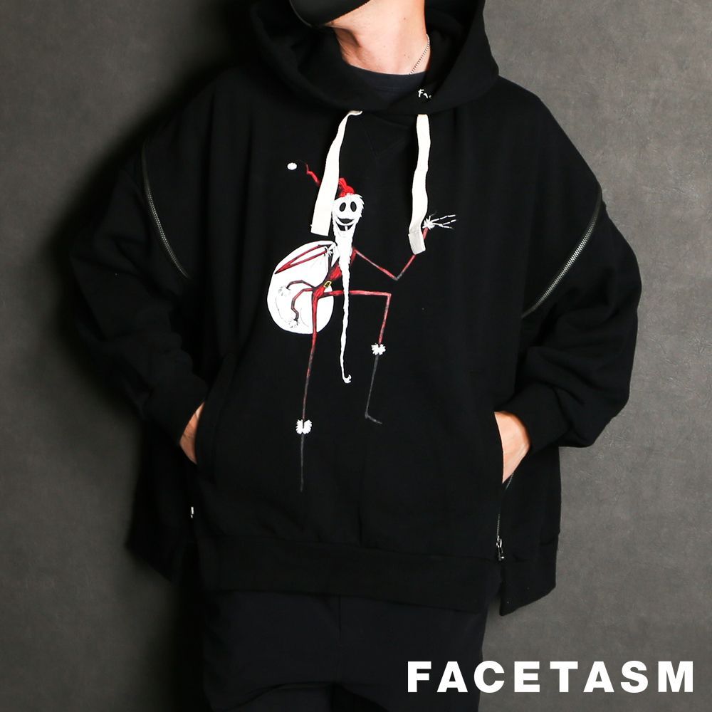 FACETASM/ファセッタズム】NIGHTMARE BEFORE CHRISTMAS ZIPPER HOODIE 
