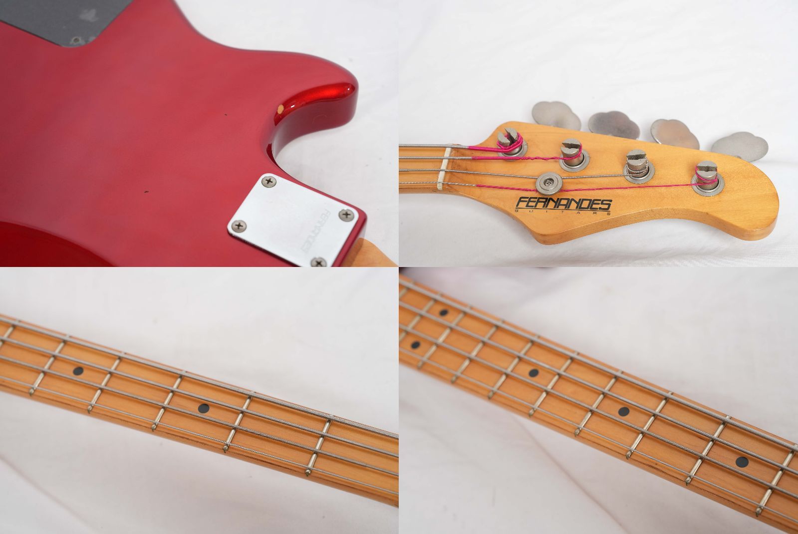 ☆FERNANDES☆FSB-65 ATLAS 4X MR メタリックレッド 輸出向けモデル