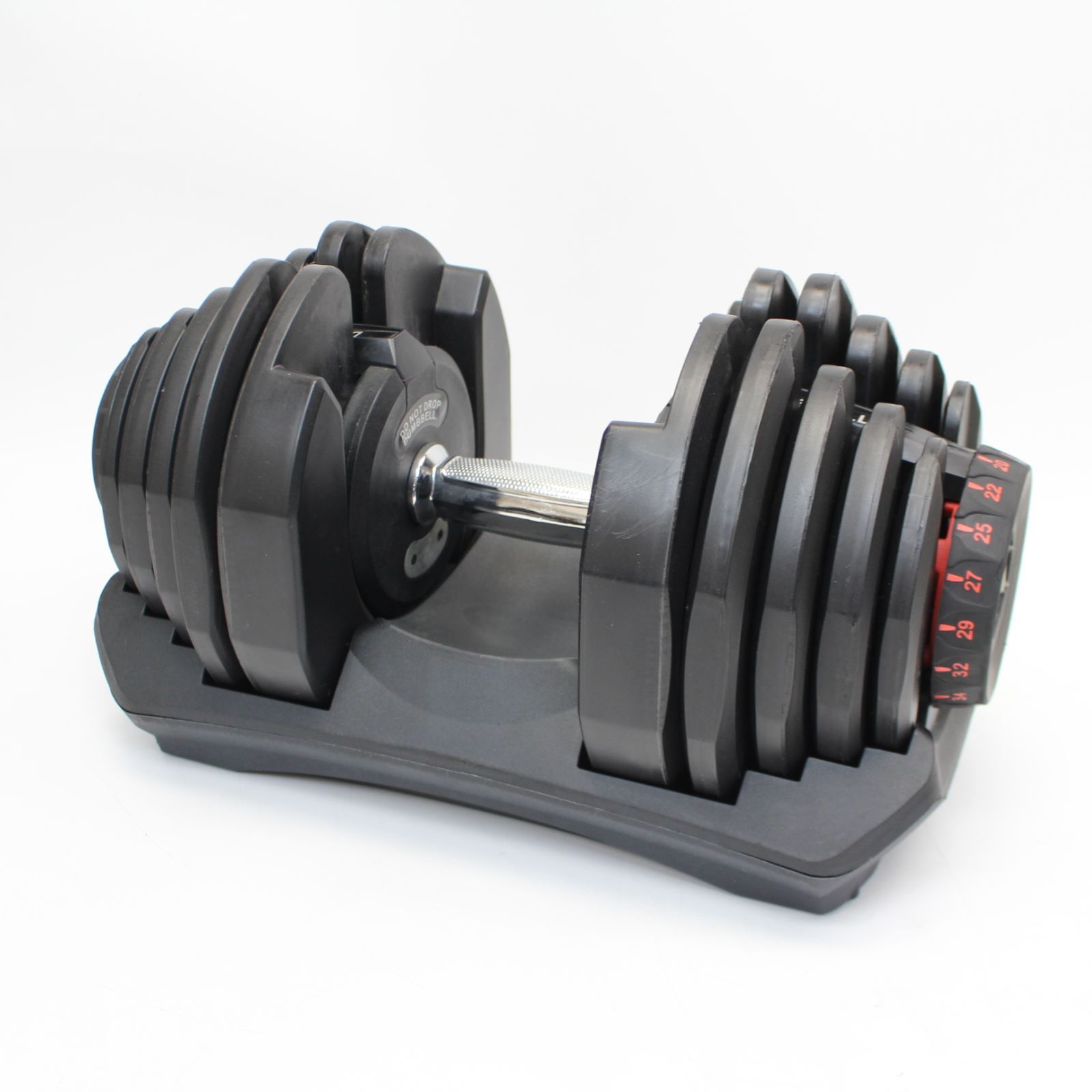 可変式ダンベル 38kg×2個セット 5秒で重量調節 4WD正規品