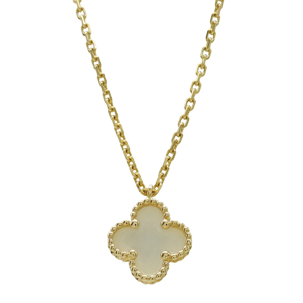 Van Cleef - Arpels ヴァン クリーフ - アーペル VCA スウィートアルハンブラ ペンダント ネックレス K18YG シェル VCARF69100