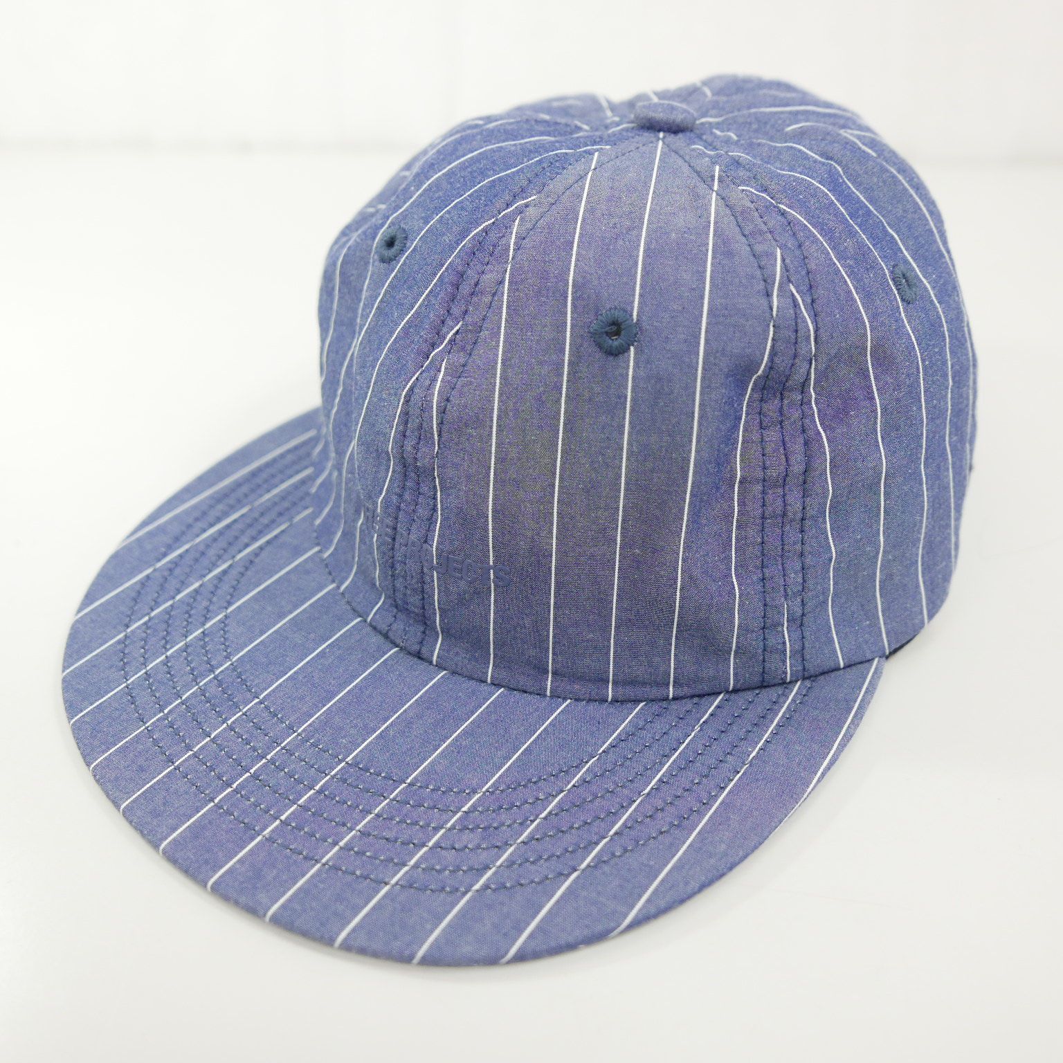 Norse Projects ノースプロジェクツ ストライプ ロゴ キャップ ブルー