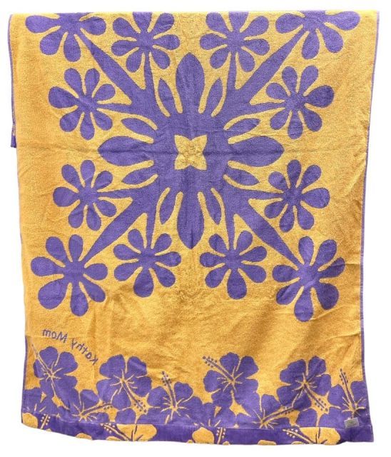 キャシーマム ハワイアンキルト ハーフケット ひざ掛け Kathy Mom 大判