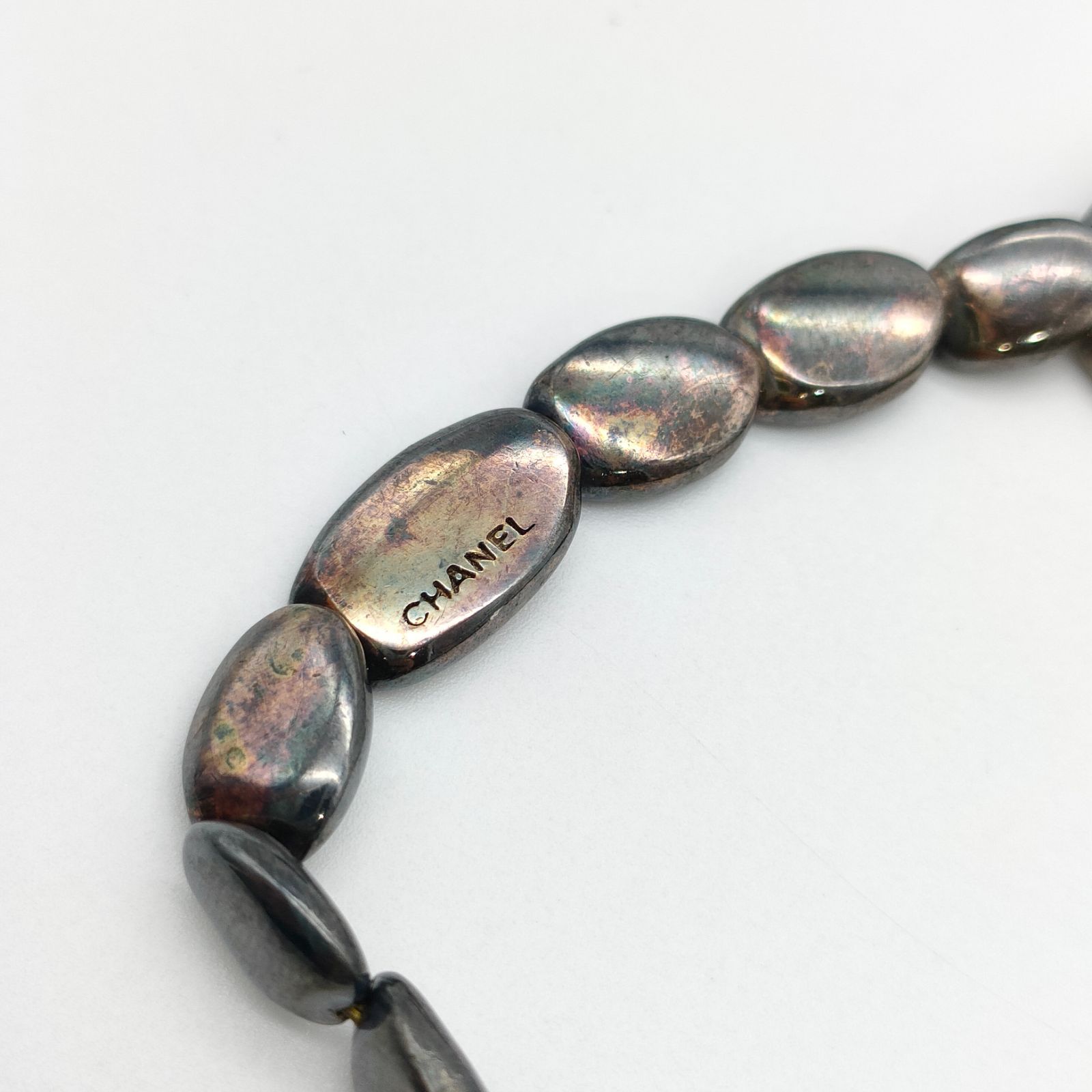 CHANEL シャネル ブレスレット sv925 ビーンズ ワイヤーチェーン