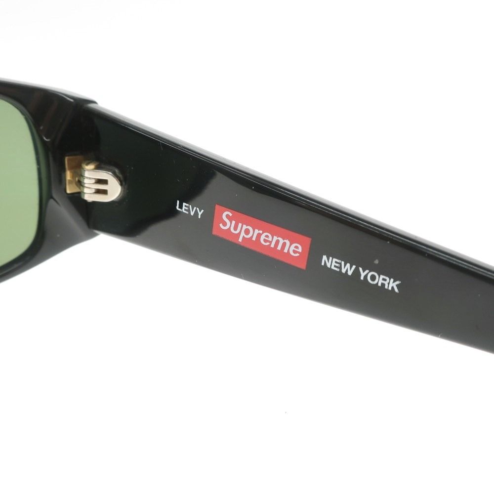 【中古】シュプリーム Supreme 2022年春夏 LEVY SUNGLASSES セルフレーム サングラス ブラック【メンズ】