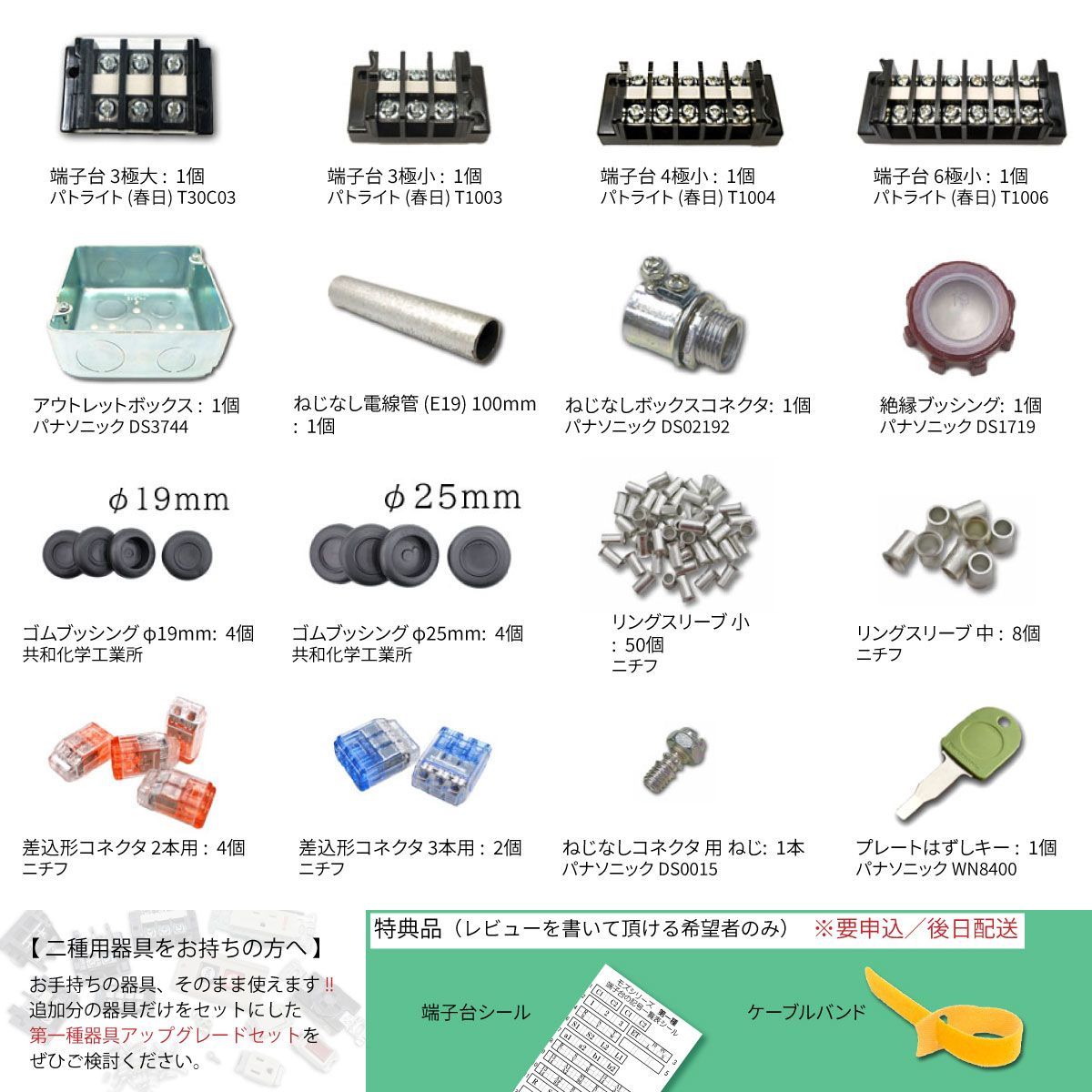 第一種電気工事士 技能試験セット モズシリーズ 1種 電線セット 電線1