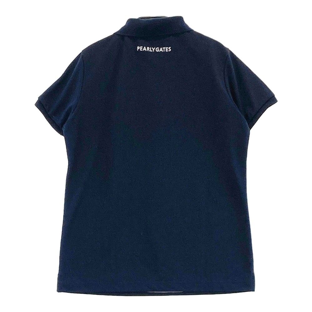 サイズ：1 PEARLY GATES パーリーゲイツ 半袖ポロシャツ ネイビー系