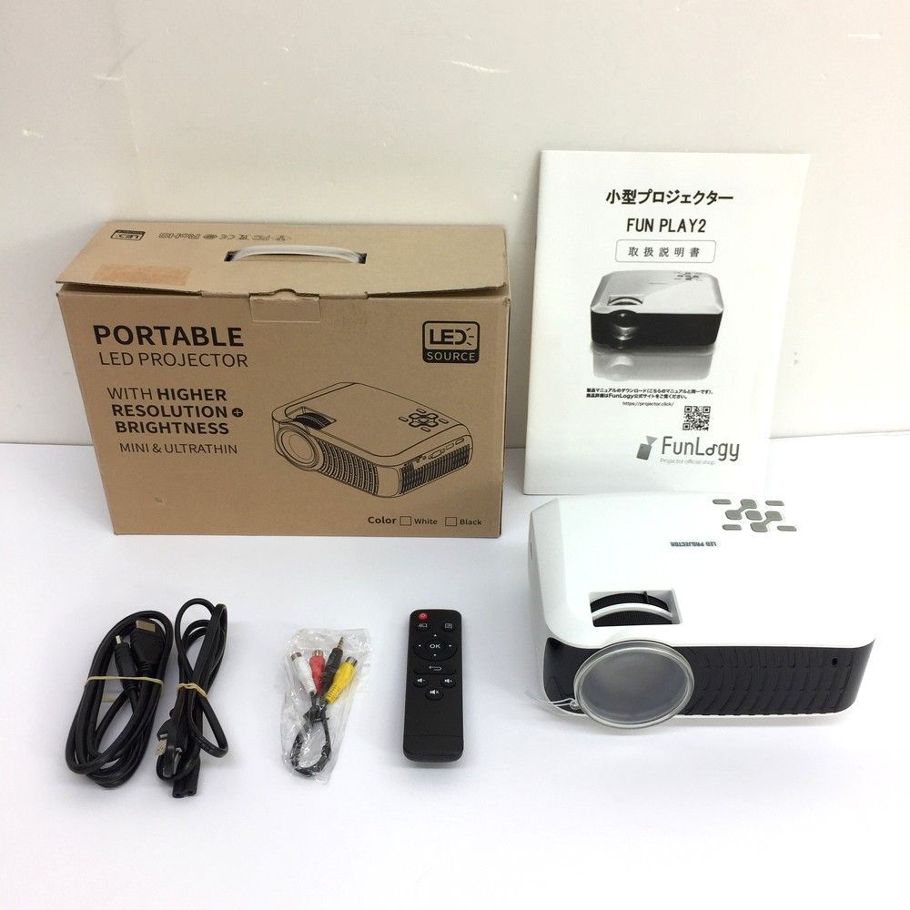 小型プロジェクター FUN PLAY2 FunLogy LEDPROJECTOR 【公式通販】