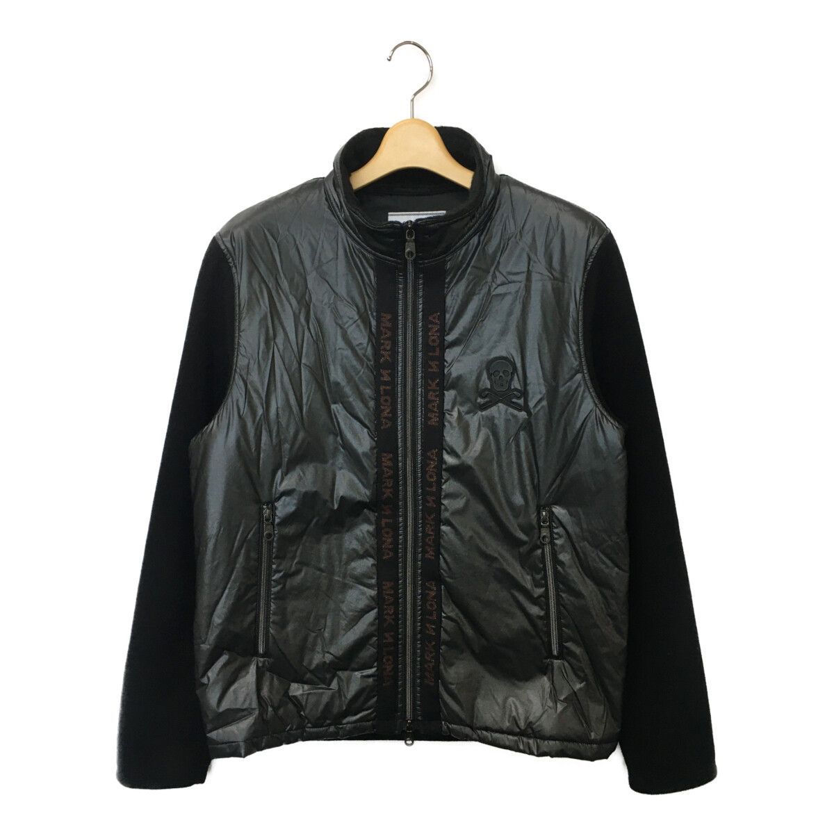 中古 メンズ マークアンドロナ MARK&LONA ブルゾン 48(L) 黒 ブラック 