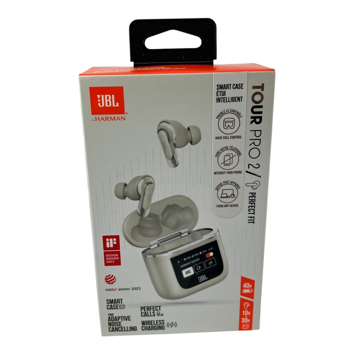 JBL TOUR PRO 2 シャンパンゴールド ハイブリッド ノイズ JBL TOUR PRO 2 シャンパンゴールド ハイブリッド ノイズ