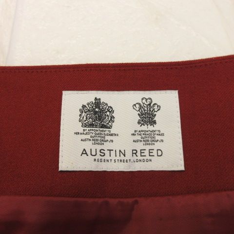 オースチン リード Austin Reed ひざ丈スカート ティアード 赤