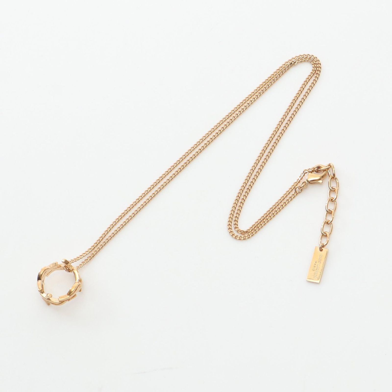 サンローラン SAINT LAURENT ネックレス カサンドラ ゴールド GP 