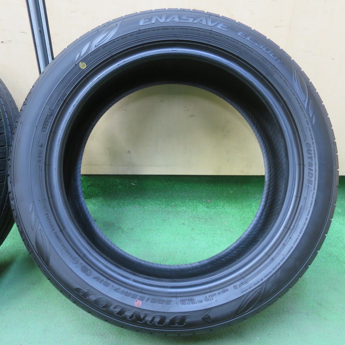 全品送料無料！ 新車外し 25年 205 55R17 ダンロップ エナセーブ EC300 タイヤ 17インチ ノア ヴォクシー 等 5092209イノタ 素朴な