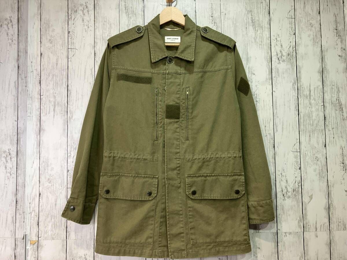 Saint laurent サンローラン イタリア製 415149 ミリタリージャケット