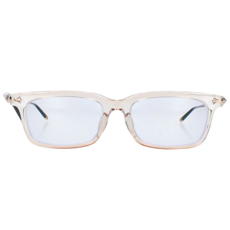 クロムハーツ FUN HATCH-A クロステンプルスクエアフレームサングラス  