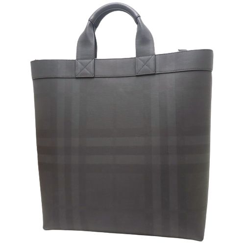 BURBERRY バーバリー ロゴグラフィックロンドンチェック トートバッグ
