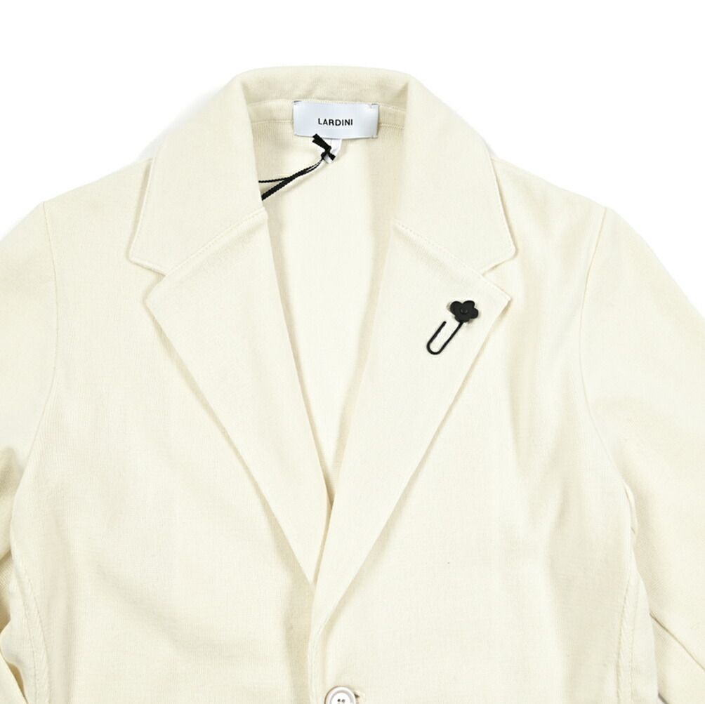 LARDINI ニットジャケット 2Bシングル 春夏秋 コットン 100