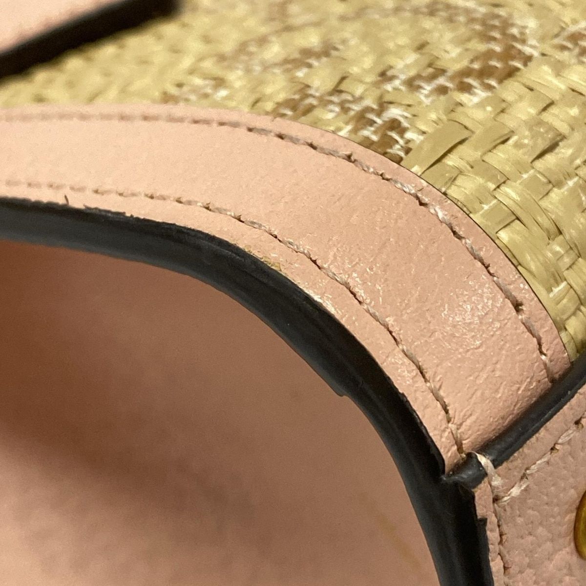 702732 ベージュ×ピンク