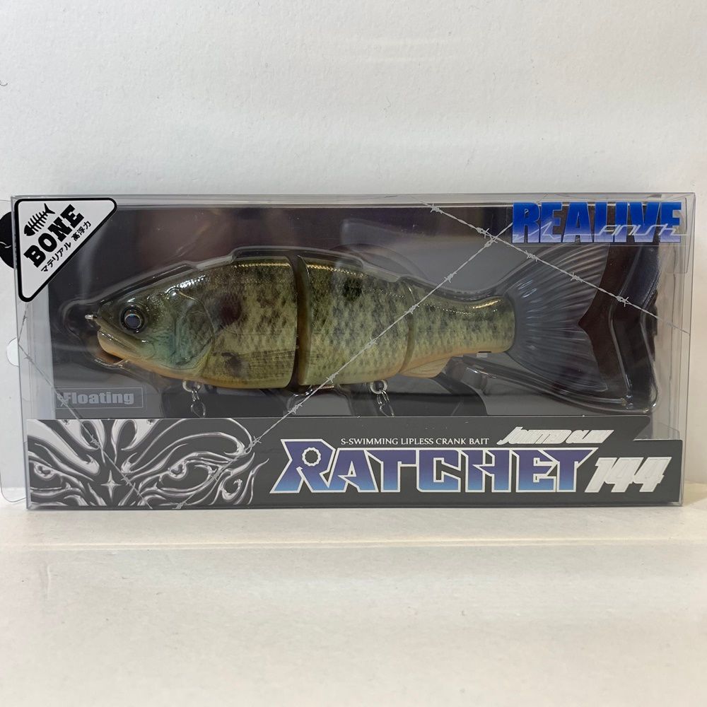 加古川店 GAN CRAFT | ガンクラフト ルアー ジョイクロラチェット144 ジョインテッドクロー ヌメリ リアル ギル ボーン 87