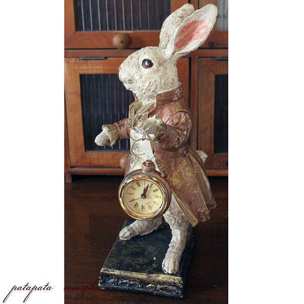 不思議の国のアリス ラビットクロック 執事 懐中時計 トランプ