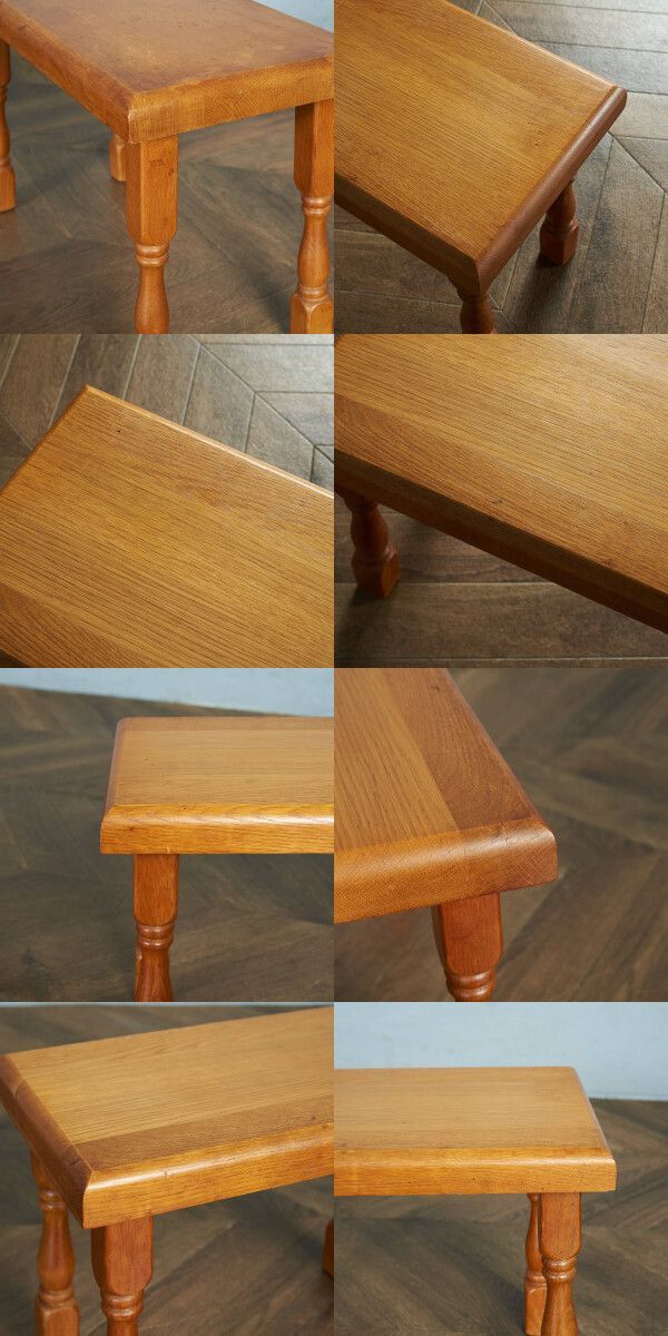 オランダ製 オーク無垢材 ネストテーブル オーク 無垢材 サイド  