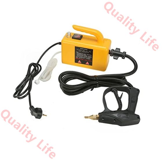 ポータブルスチームクリーナー 2600W高圧スチーム洗浄機 延長チューブブラシヘッド付き3バー蒸気発生器 家庭用キッチン 車 バスルーム 家具タイル床用