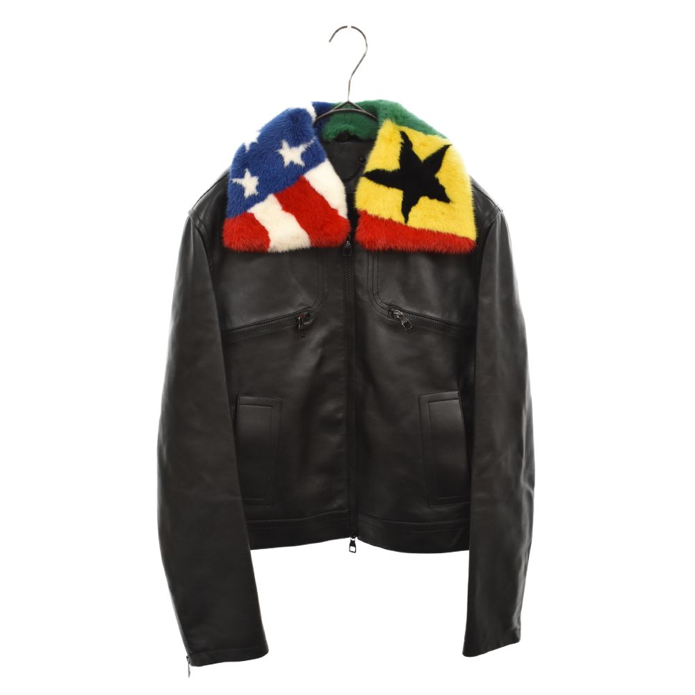 Buy Louis Vuitton 19AW LOOK59 American Leather Jacket HHL60ERDS
