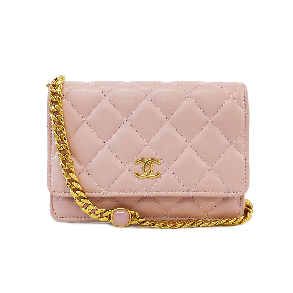 【パステルカラーが春らしい☆】CHANEL チェーンポシェット パステルカラーが春らしい☆】CHANEL チェーンポシェット
