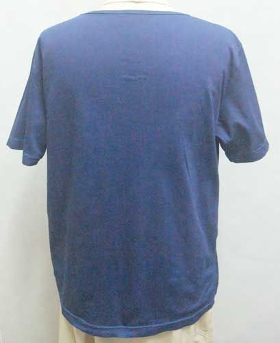Tシャツ 藍染め ピマ天竺 半袖 巻き上げ絞り　根巻き絞り 本藍 HUKU-10 女性用FREE Tシャツ 藍染め ピマ天竺 半袖 巻き上げ絞り 根巻き絞り 本藍