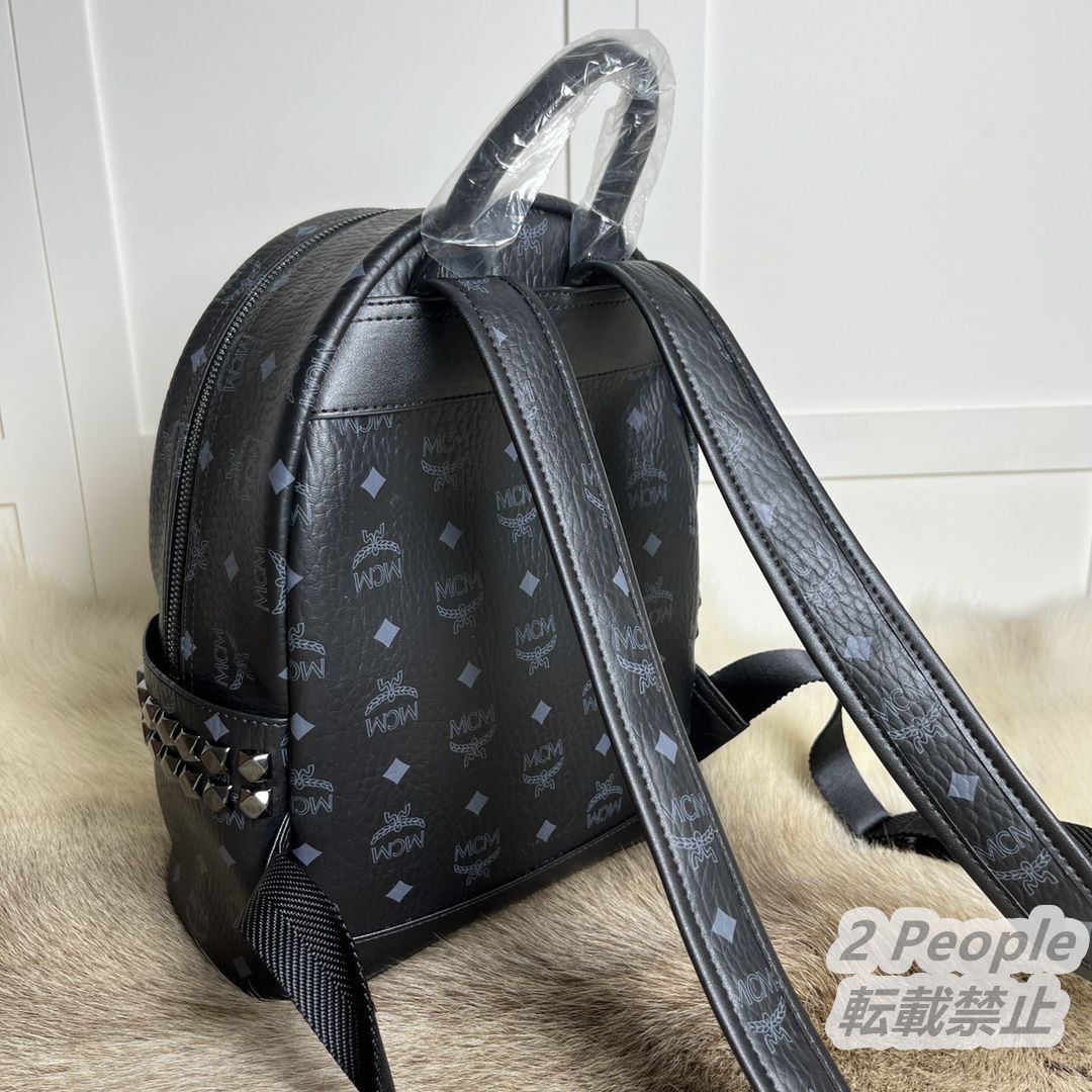 MCMリュック ブラック S ❤︎MCMリュック smallサイズ ブラックレザー