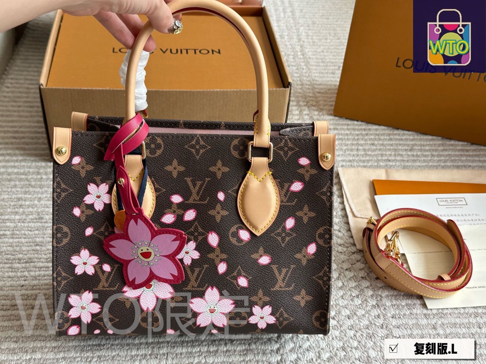 【満開の桜が可愛すぎる♡】Louis Vuitton ハンドバッグ Louis Vuitton Murakami Cherry Blossom Keepall | TikTok