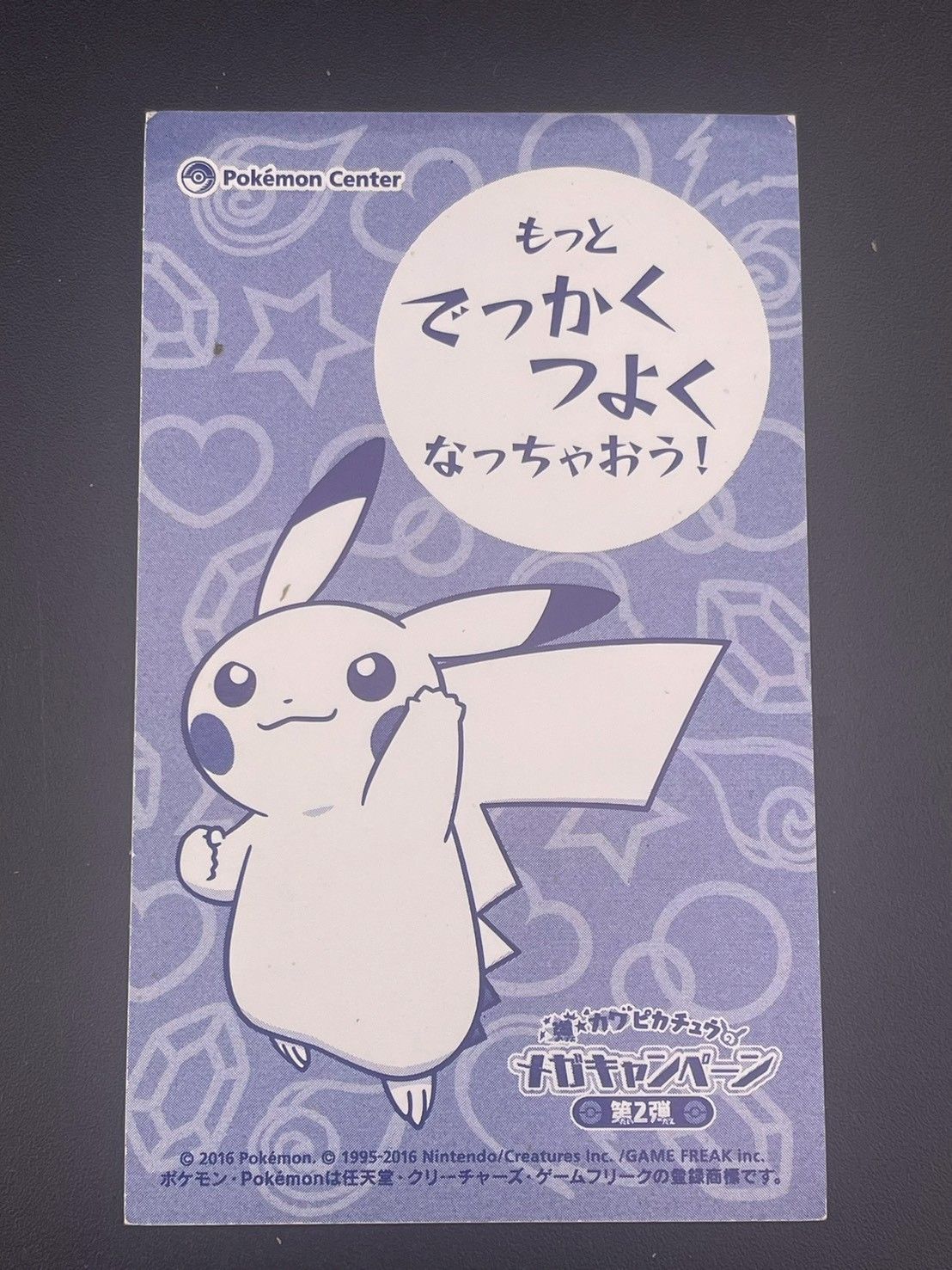 品】ポンチョを着たピカチュウ メガリザードン 名刺カード ポケモン