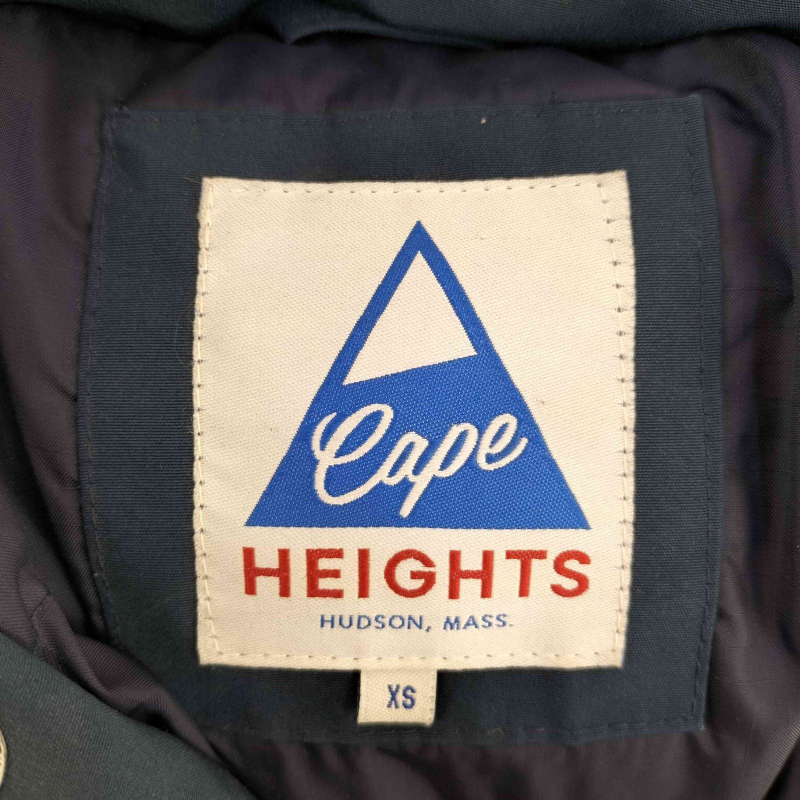 ケープハイツ クロスダウンジャケット Cape Heights ケープハイツ LUTAK 80/20クロス フード付き