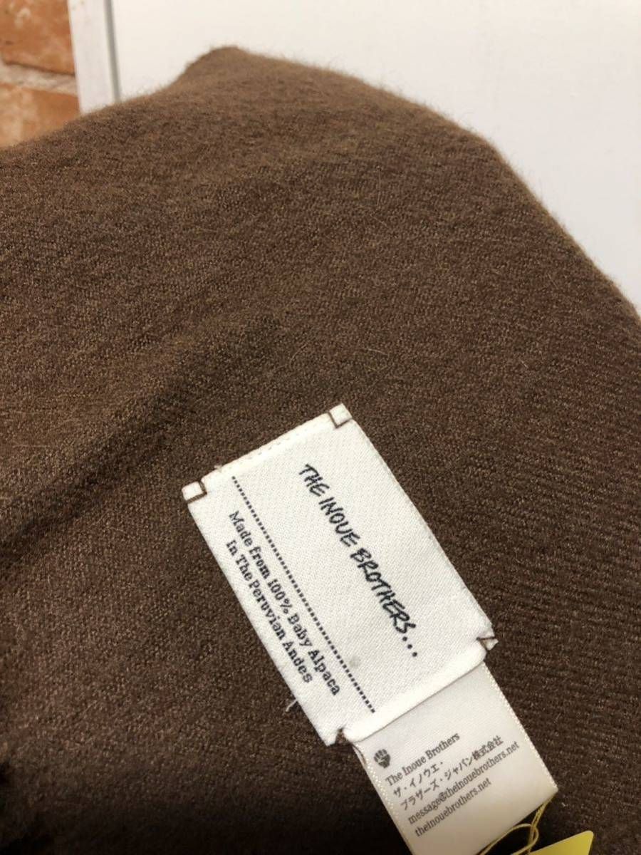 THE INOUE BROTHERS イノウエブラザーズ Brushed Scarf