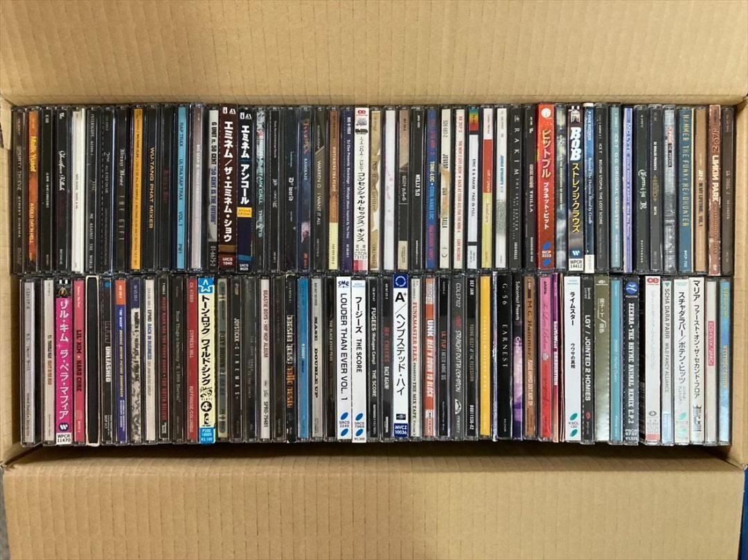 ヒップホップ ラップ CD 約100枚セット TB355 ウータン クラン エミネム ICE-T ウォーレンG ネリー JAY-Z T.I. リル キム ビースティ ボーイズ フージーズ ZEEBRA スチャダラパー